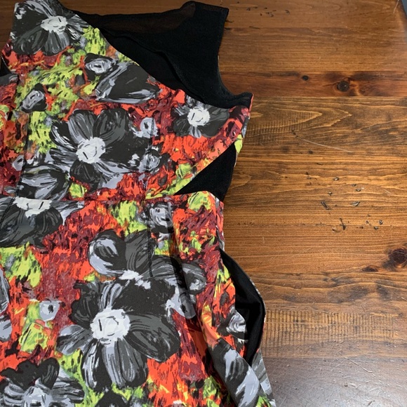 Rachel by Rachel Roy Cut Out Floral Print Dress in excellent condition - Picture 7 of 9